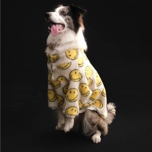 Smiley x GAP sherpa dog fleece jacket XS/S